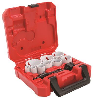 Milwaukee 13 piece discount hole saw kit