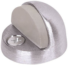 High Dome Floor Stop Satin Chrome