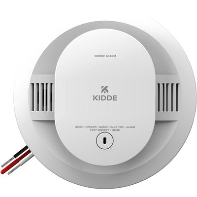 Kidde Kidde Firex 5'' Smoke Alarm Hardwired W/ AaÂ battery Back-Up