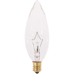 Satco 40-Watt BA9.5 Incandescent Decorative Light Bulb (25-Pack)-Candelabra base