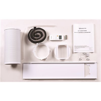 Seasons 9,000 BTU (5,000 BTU, DOE) Portable Air Conditioner in White