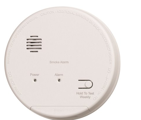 Gentex Hardwired Interconnected Photoelectric Smoke Alarm with Dualink and Battery Backup