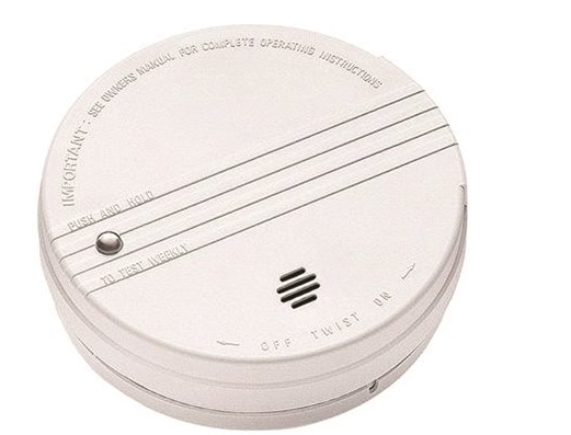 Kidde Battery Operated Smoke Detector with LED Power Indicator and Ionization Sensor